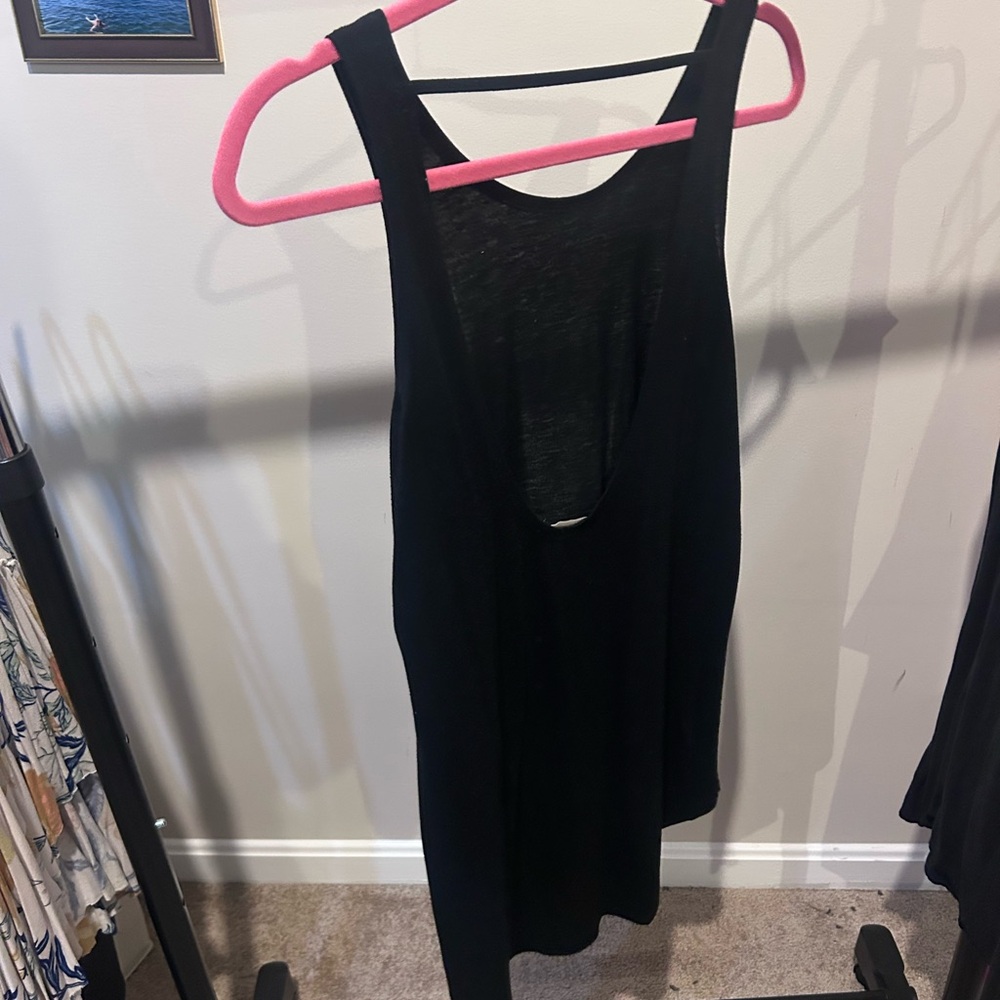 Black Sleeveless Mini Dress